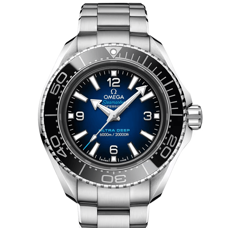 seamaster planet ocean 6000m co axial master chronometer 45,5 mm megasteel